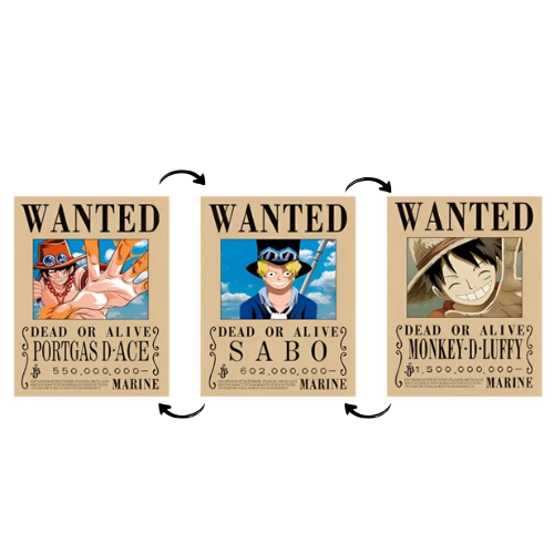 Cuadro lenticular Wanted