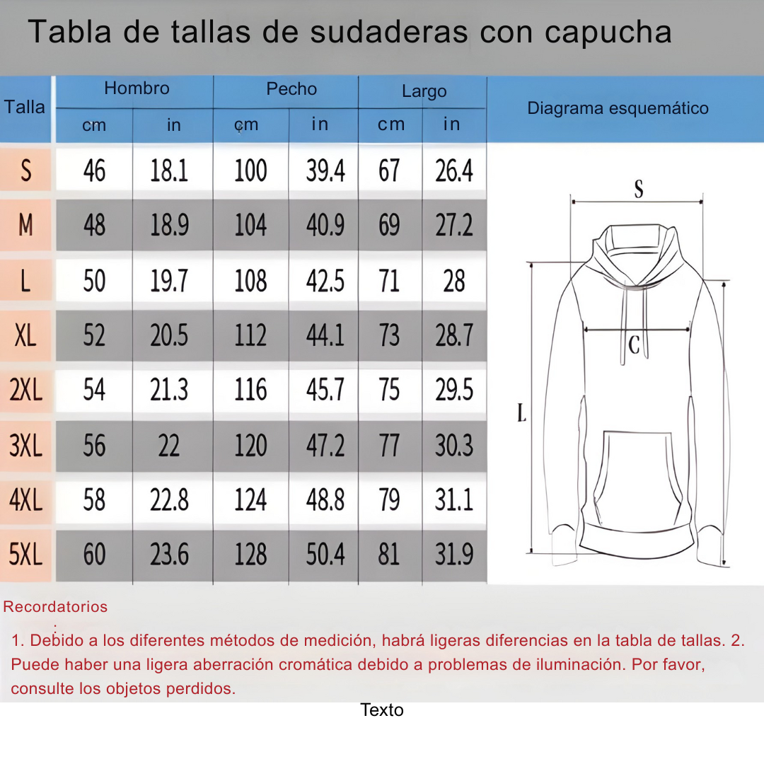 sudadera con capucha unisex