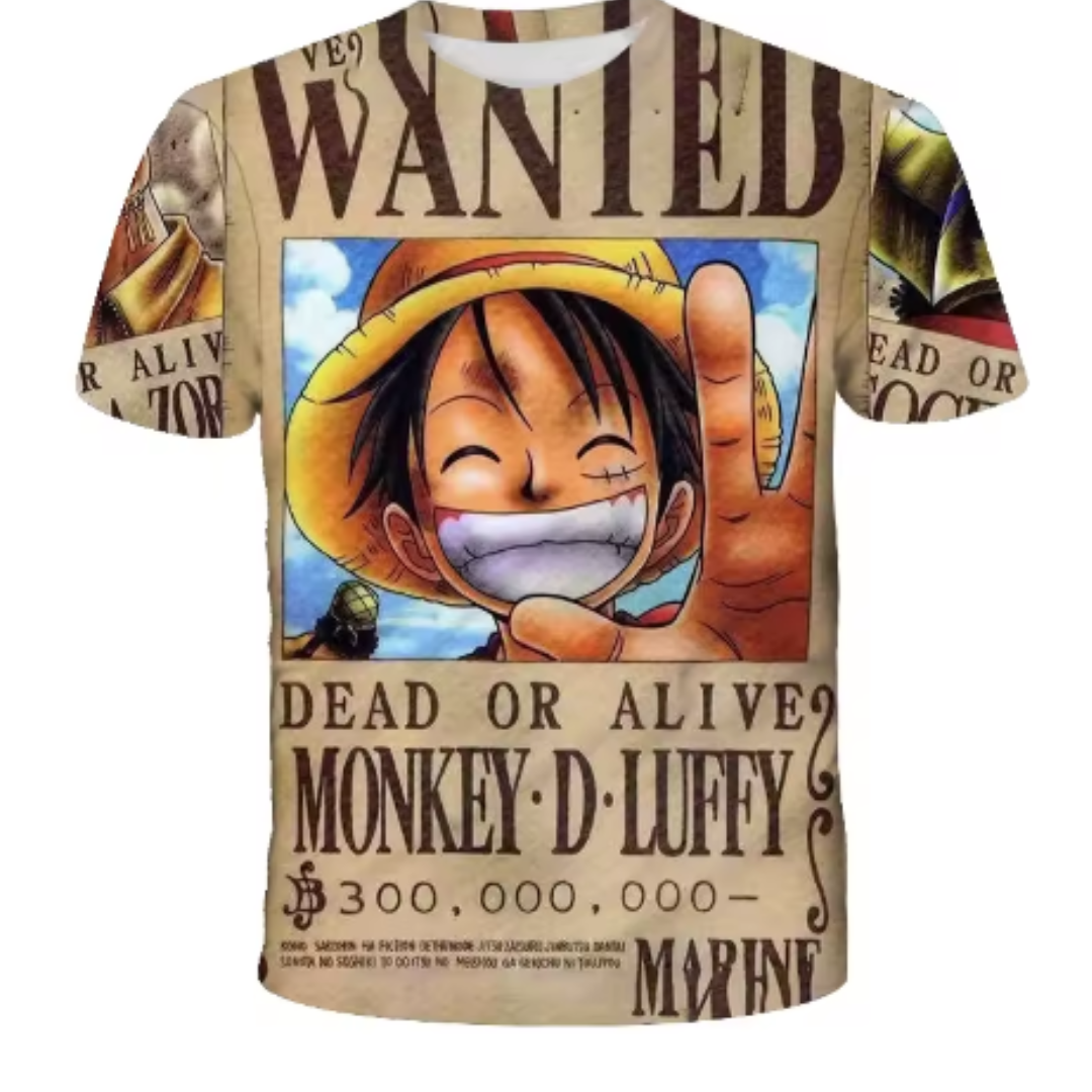 Camisetas de luffy